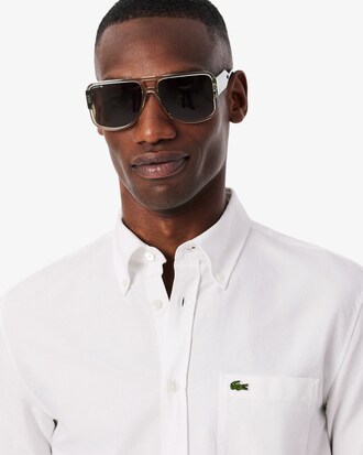 Chemise manches courtes regular fit Oxford