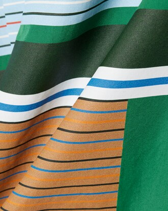 Chemise relaxed fit ray&eacute;e D&eacute;fil&eacute;