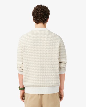 Pull ray&eacute; coton