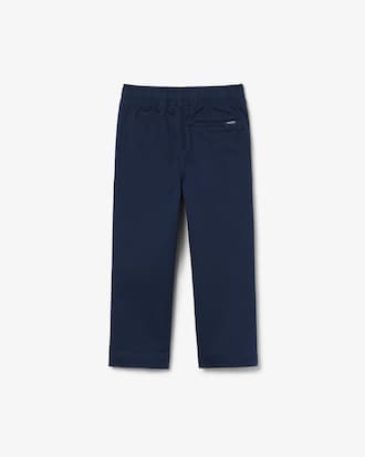 Pantalon chino gabardine de coton stretch