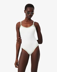Maillot de bain une pi&egrave;ce avec liser&eacute;s