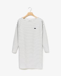 Robe marini&egrave;re col bateau  ray&eacute;