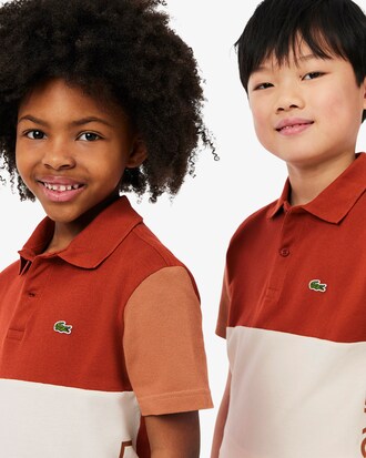 Polo color-block en Petit Piqué