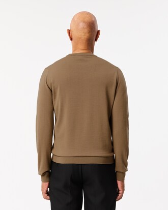 Pull en laine mérinos col rond