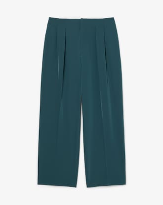 Pantalon tailleur stretch straight fit D&eacute;fil&eacute;