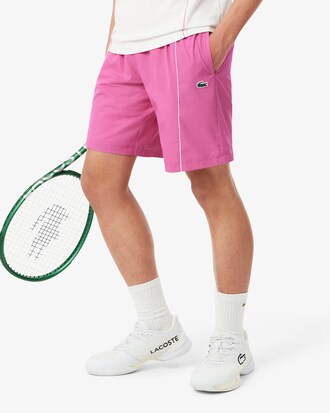 Short Sport taffetas diamant&eacute; liser&eacute;s