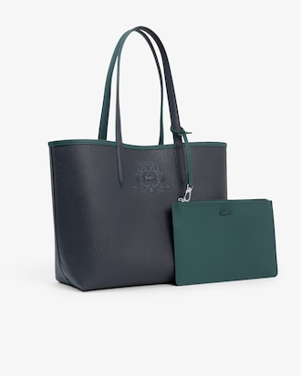 Sac cabas r&eacute;versible avec pochette