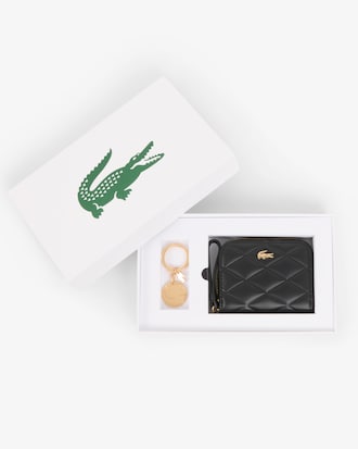 Coffret mini porte-monnaie et porte-cl&eacute;s Crocodelle