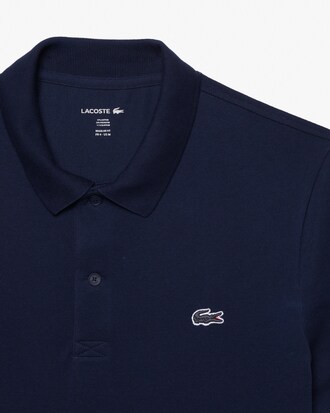 Polo regular fit en coton mélangé