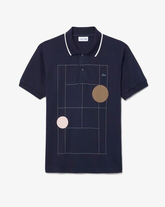 Polo Petit Piqu&eacute; graphique classic fit