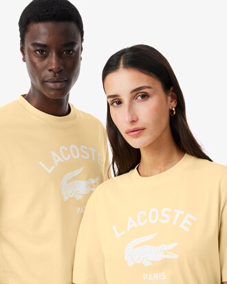 T-shirt coton imprim&eacute; signature