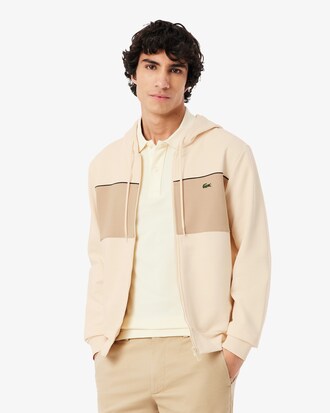 Sweatshirt &agrave; capuche zipp&eacute; color-block