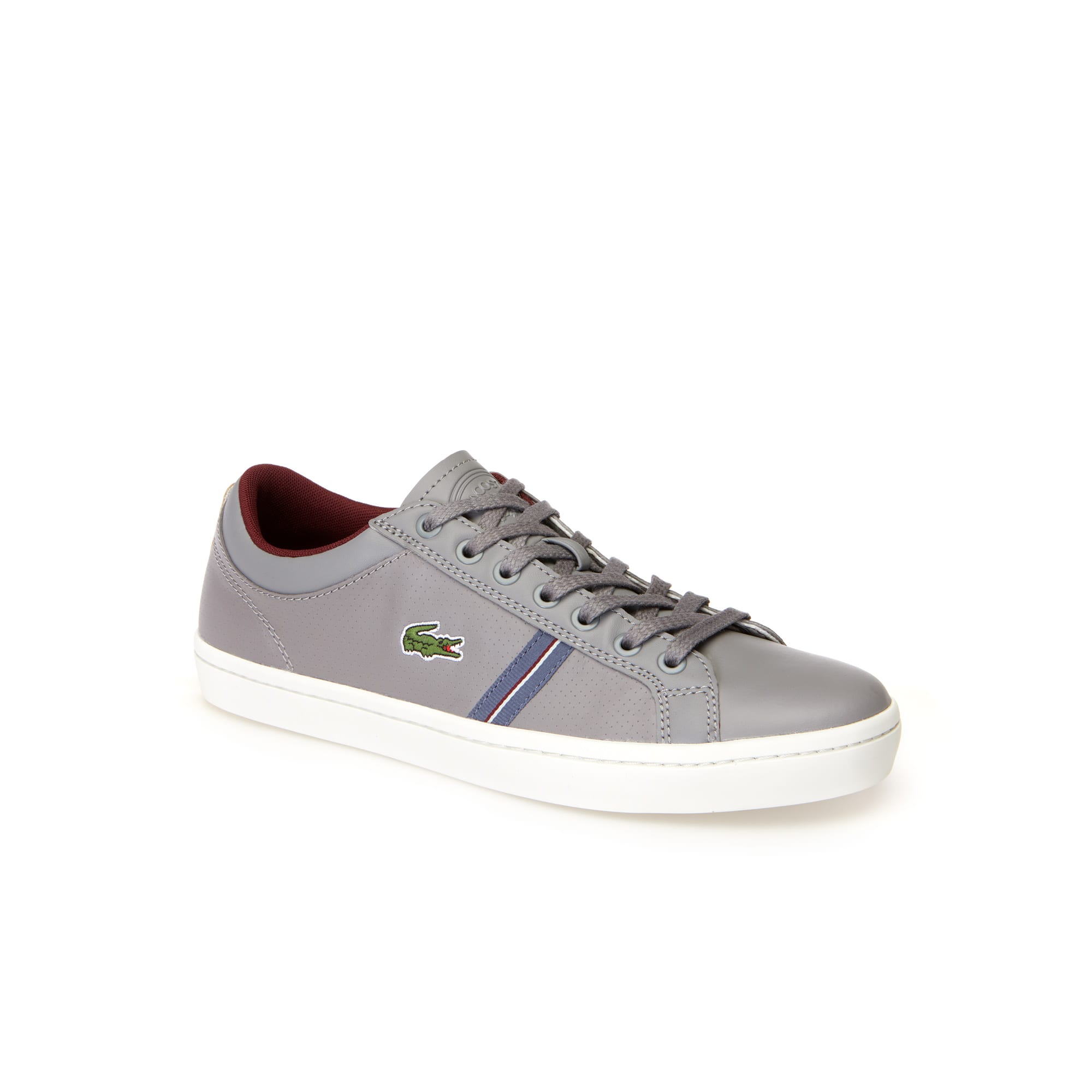 Straightset En Homme Sneakers CuirLacoste Sport nm80ONvw