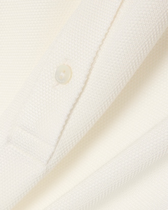 T-shirt slim fit en Piqu&eacute; brillant