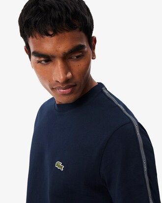 T-shirt coton &eacute;pais bande sigl&eacute;e