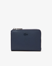 Porte-cartes zippé Men's Classic en petit piqué uni