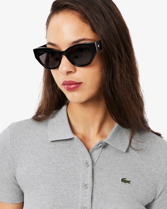 Polo L.12.D slim fit coton côtelé