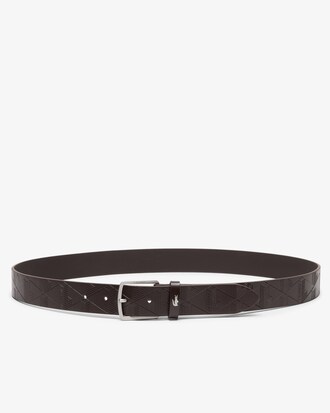 Ceinture en cuir monogramme