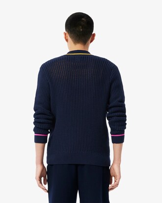 Pull col V Édition Roland-Garros