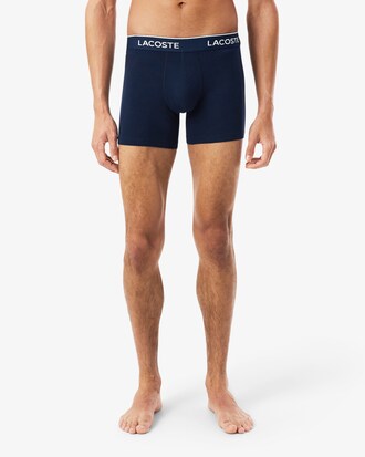 Lot de 3 boxers longs coton stretch