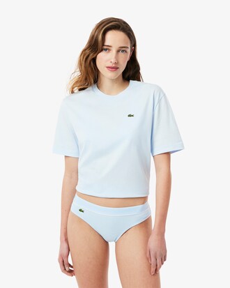 Culotte coton côtelé crocodile brodé