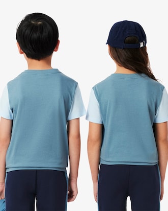 T-shirt color-block coton
