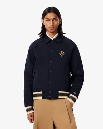 Veste varsity fabriqu&eacute;e en France badge