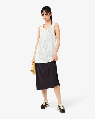 Robe longue &agrave; bretelles dos nu