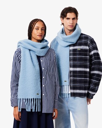 &Eacute;charpe &agrave; franges alpaga