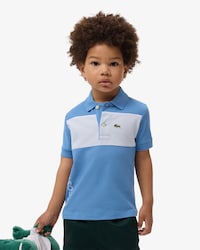 Polo Petit Piqu&eacute; color-block