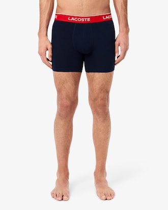 Lot de 3 boxers longs coton stretch