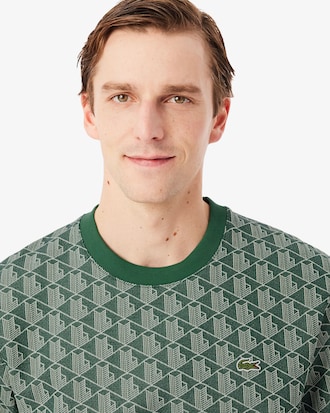 T-shirt jacquard monogramme