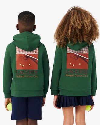 Sweatshirt &agrave; capuche mixte &Eacute;dition Roland-Garros