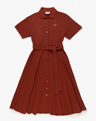 Robe polo évasée Petit Piqué