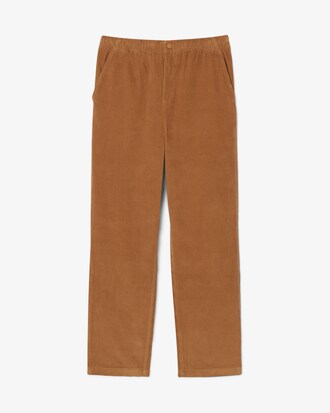 Pantalon regular fit velours côtelé