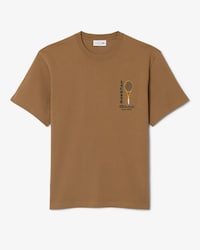 T-shirt jersey coton imprim&eacute; broderie