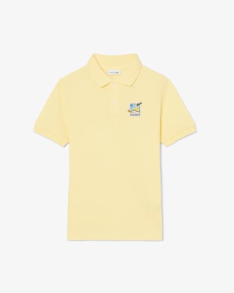 Polo Lacoste x Club Med mixte en Piqu&eacute; avec badge