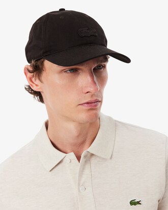 Casquette badge twill de coton