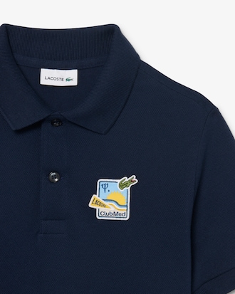 Polo Lacoste x Club Med mixte en Piqu&eacute; avec badge