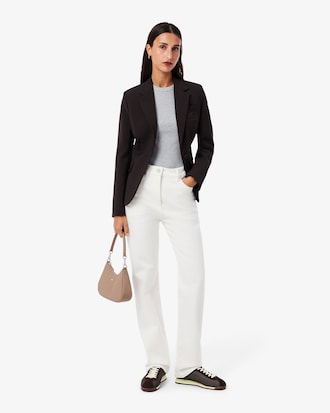 T-shirt slim fit coton côtelé