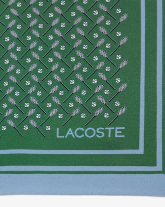 Foulard soie imprim&eacute; D&eacute;fil&eacute;