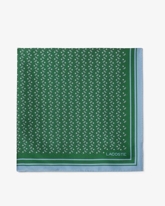 Foulard soie imprim&eacute; D&eacute;fil&eacute;