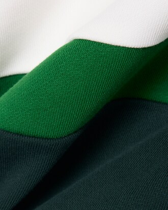 Sweatshirt &agrave; capuche color-block molleton
