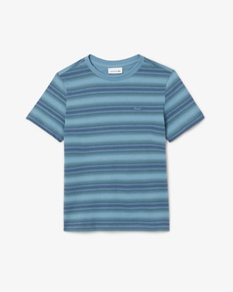 T-shirt coton imprimé rayé