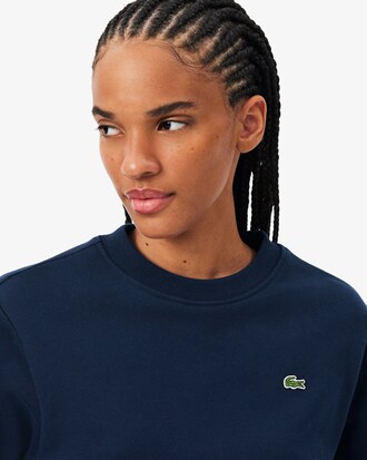 Sweatshirt relaxed fit col rond molleton