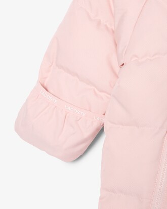 Combinaison b&eacute;b&eacute; &agrave; capuche taffetas