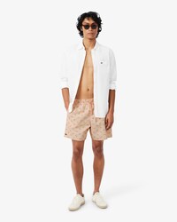 Short de bain mi-long imprim&eacute; crocodile