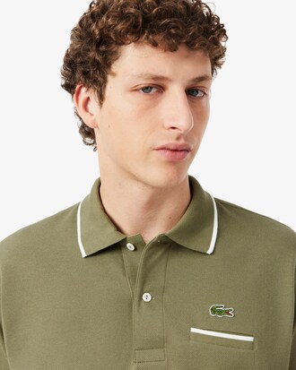 Polo L.12.12 classic fit poche poitrine