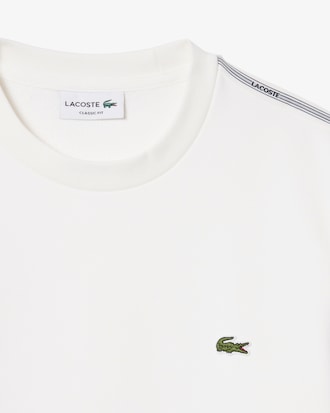 Sweatshirt molleton bande ray&eacute;e