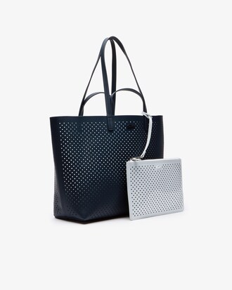 Sac cabas Anna Punch r&eacute;versible en cuir avec pochette